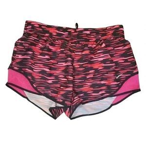 Nike Girl's Dri-Fit Hot Pink/Black Running Shorts